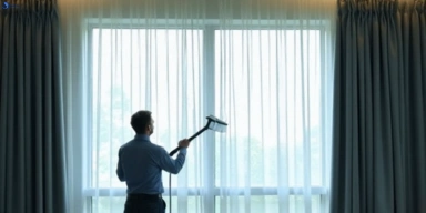 Commercial curtain stain removal service romsey-vic hotels offices restaurants