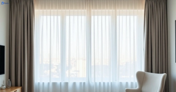 Restored vibrant drapes in romsey-vic QLD after Matty Curtain Cleaning